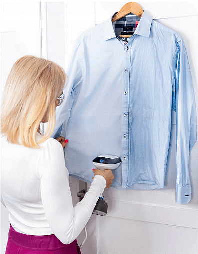 Vertical ironing machine with 3 power modes, Manual brush