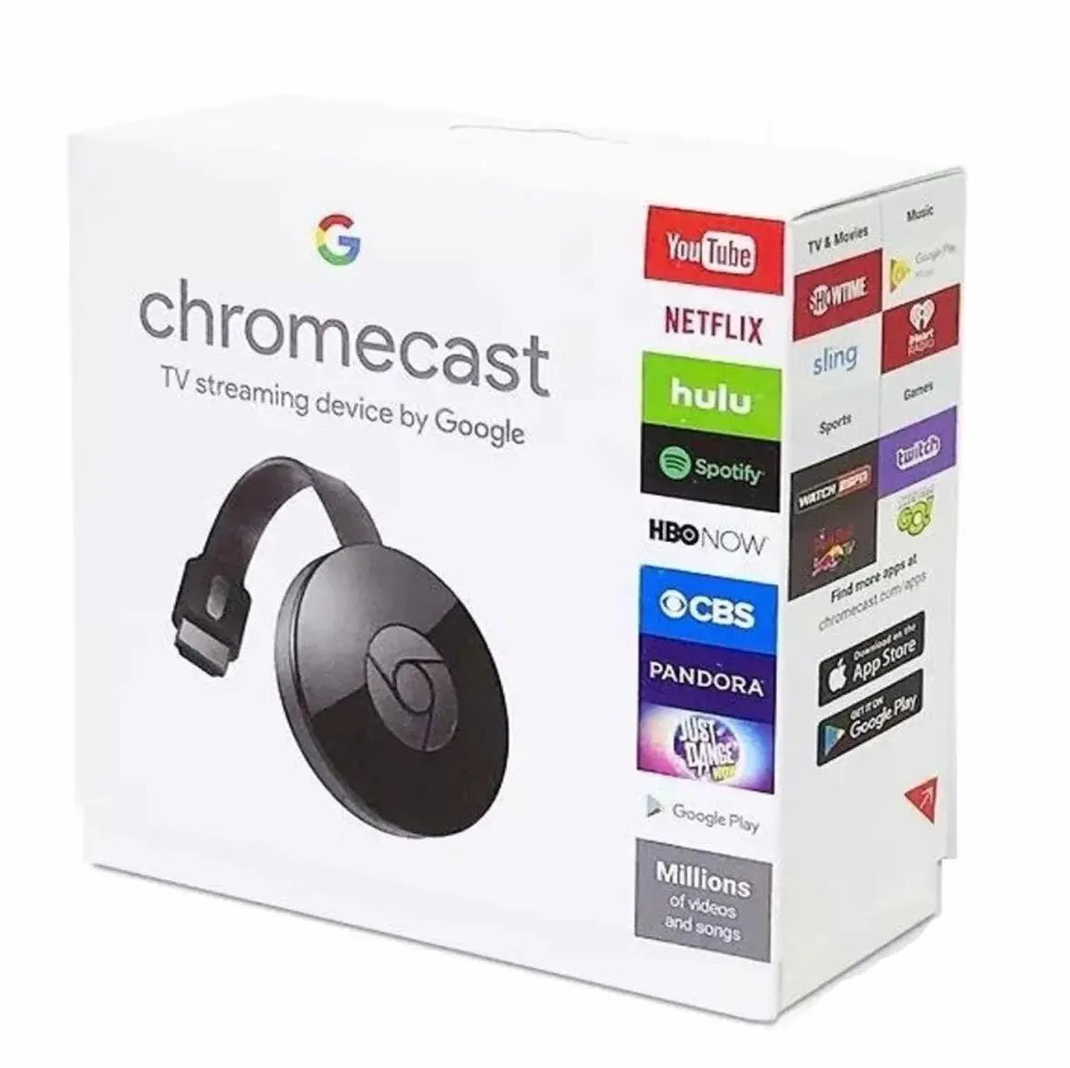DEVICE FOR WIRELESS CONNECTION OF PHONE, LAPTOP AND TABLET WITH TV - CHROMECAST 4K Aventra Store