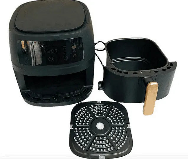 Уред за готвене с горещ въздух, Silver Crest, S-18, 8 литра, 2400 W, Черен Aventra Store