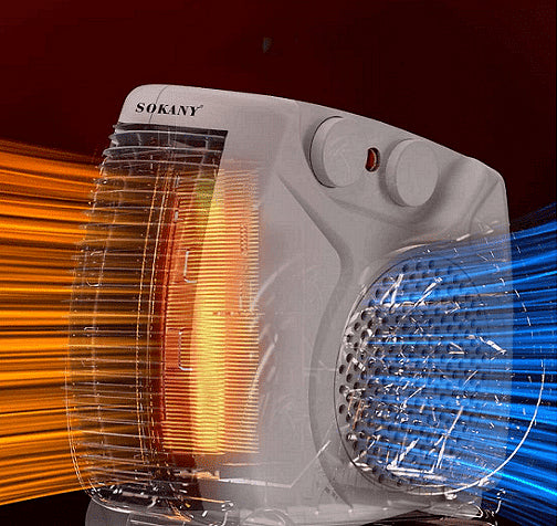 Вентилаторна печка, 2000W, Бяла