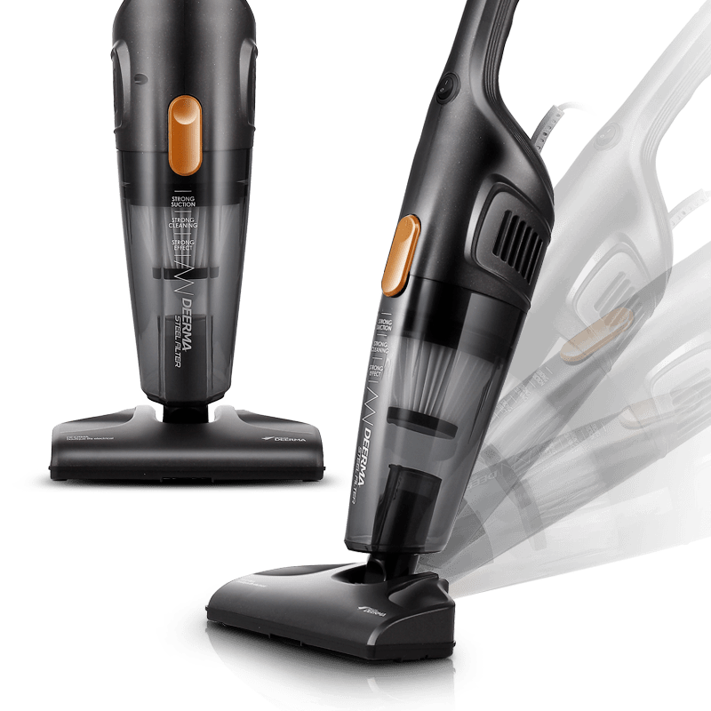 Вертикална прахосмукачка Xiaomi Deerma DX115C Vacuum cleaner, 600W, Черна