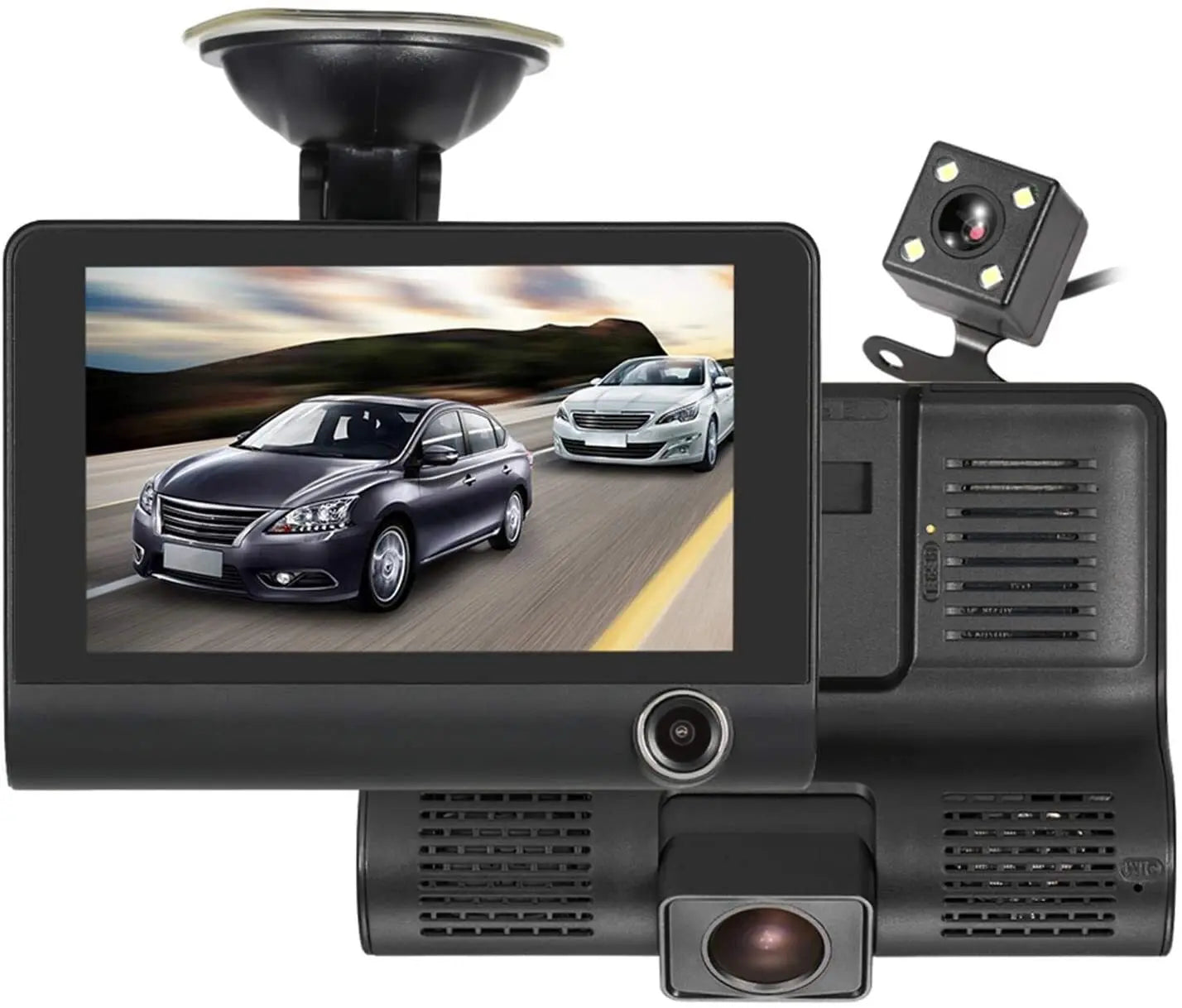 Amio 2-Camera FUll HD VIDEO CAR DVR + Rear View Camera Aventra Store
