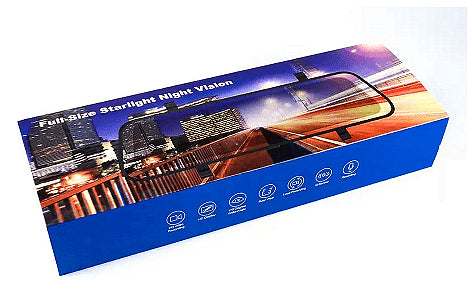 Видeорегистратор, Предна камера, 1080P 150° задна широкоъгална камера, Нощно виждане