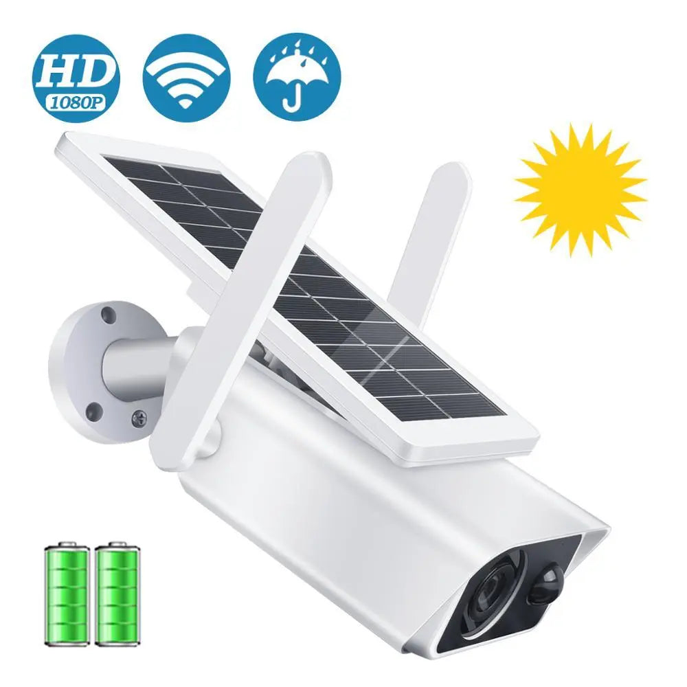 Waterproof Wifi Solar Wireless камера FullHD, 4X Zoom, нощен изглед Комплект 2 бр Aventra Store
