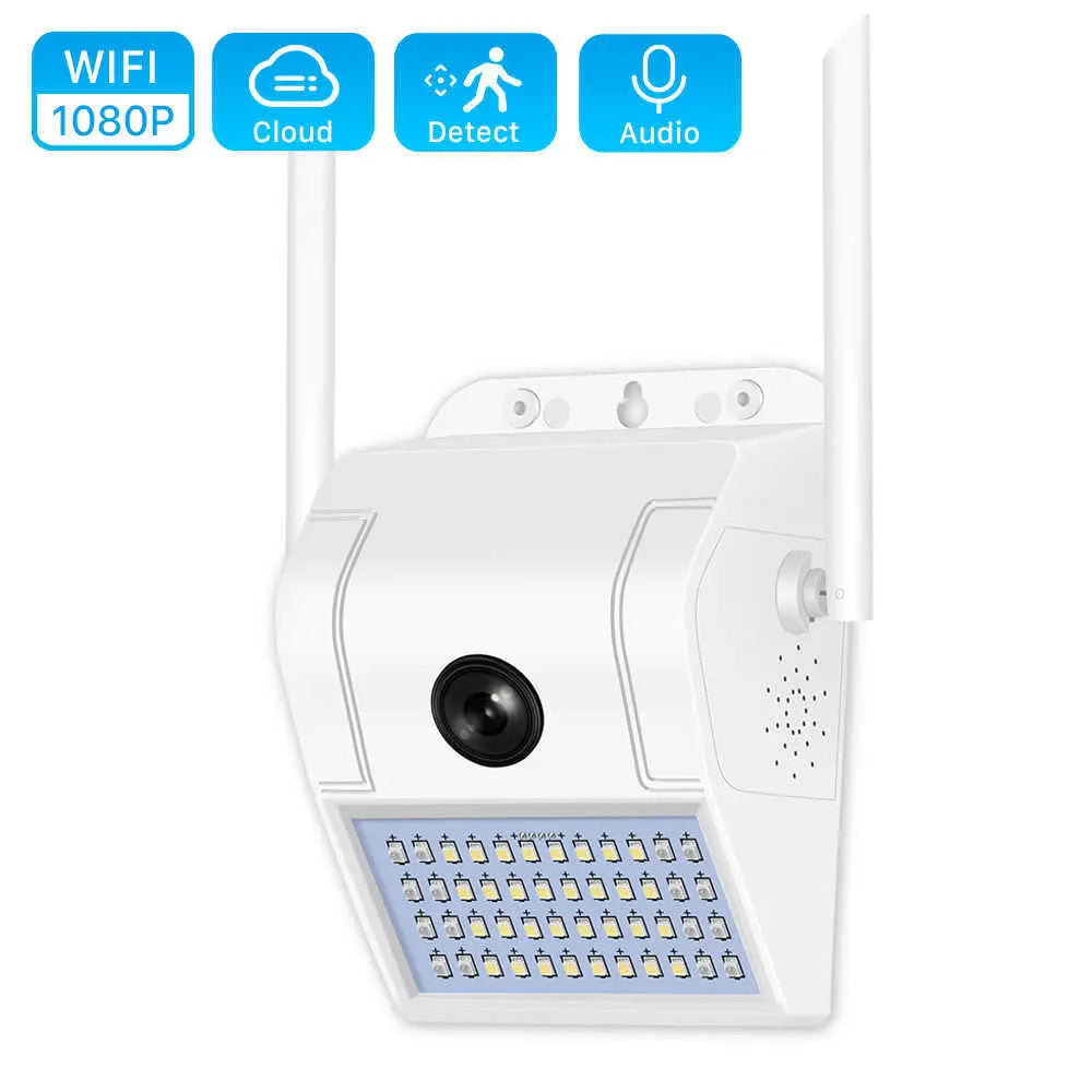 Wifi Camera with built-in LED lighting V380 FUll HD waterproof Aventra Store