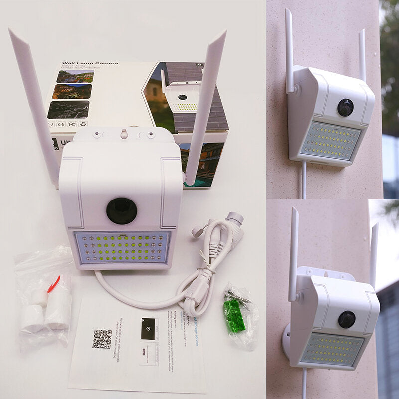 Wifi камера с вградено LED осветление V380 FUll HD водоустойчива