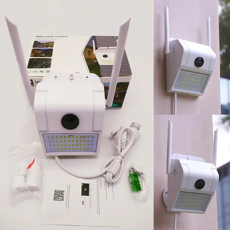 Wifi Camera with built-in LED lighting V380 FUll HD waterproof Aventra Store