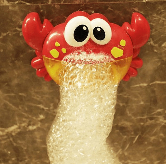 Забавна музикална детска машинка за сапунени балончета с музика, Рак