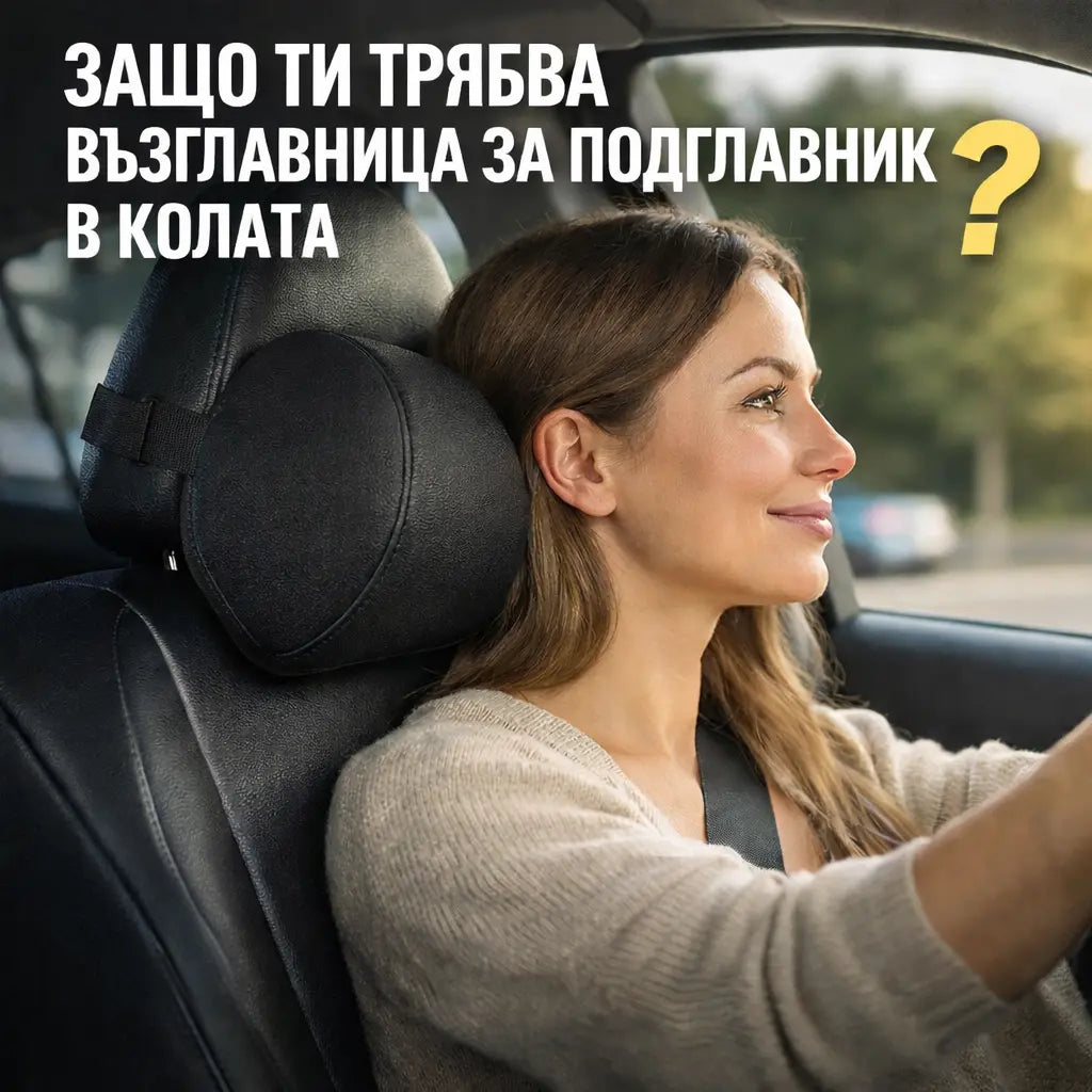 Защо ти трябва възглавница за подглавник в колата? (Комфорт без болки при шофиране)