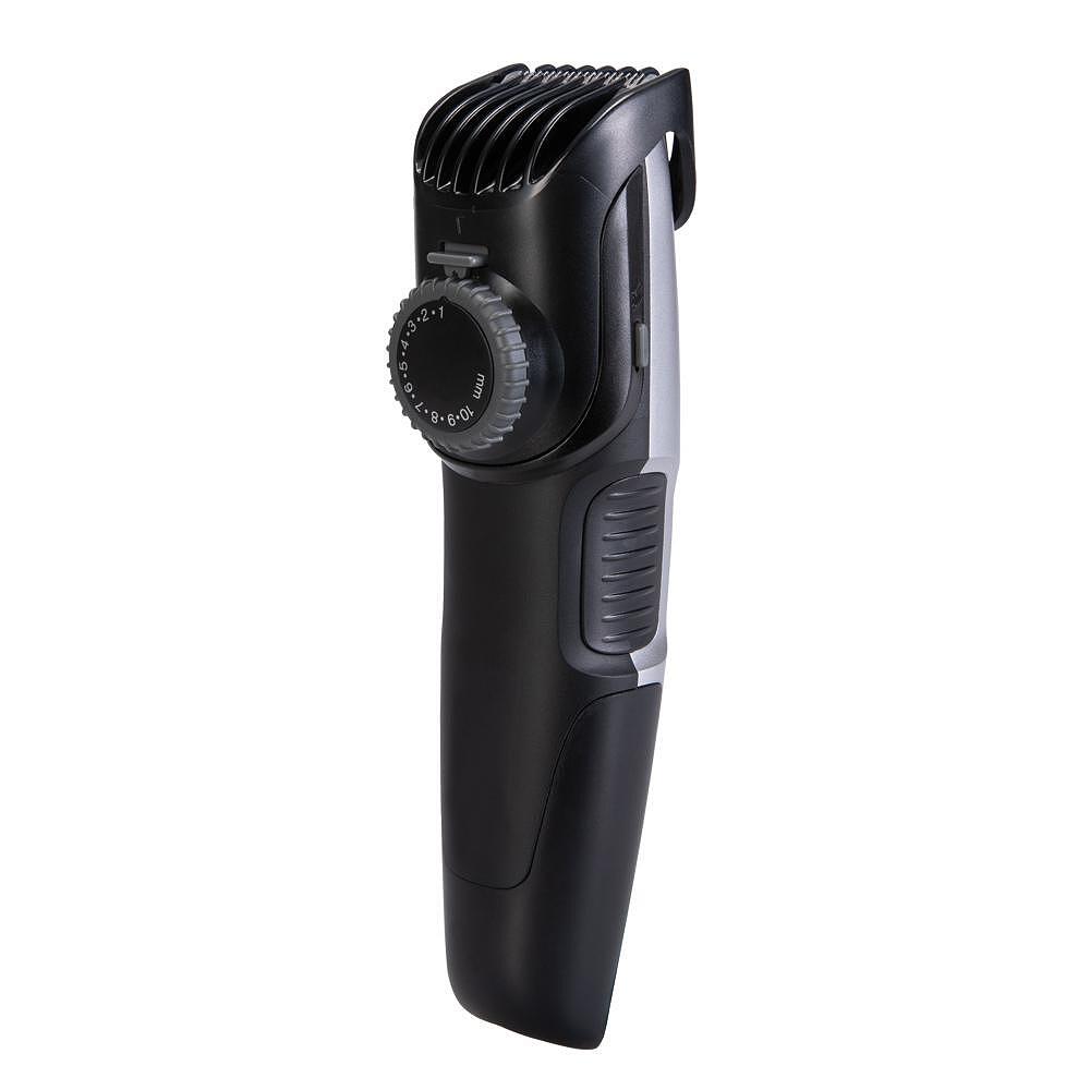 Електрически тример, GoldMaster, LED индикатор, Работа с кабел и без кабел, 60 минути безжична работа, Черен