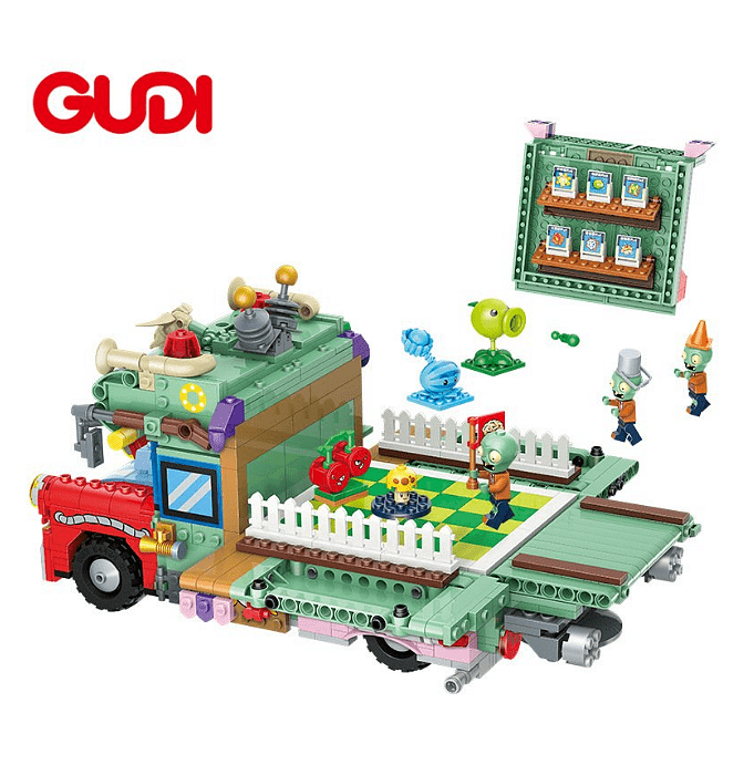 Конструктор камион, Gudi, Модел 60009, 933 части