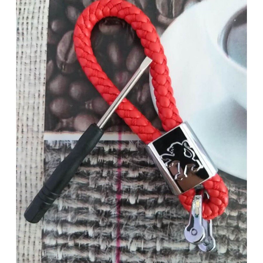 Кожен ключодържател Пежо