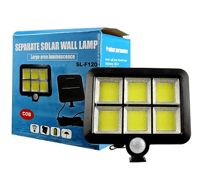 LED соларен панел лампа PIR сензор за движение дистанционно управление нощно улично осветление черно