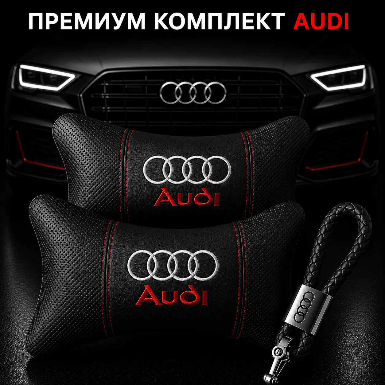 AUDI / Черно Авто комплект DELUXE