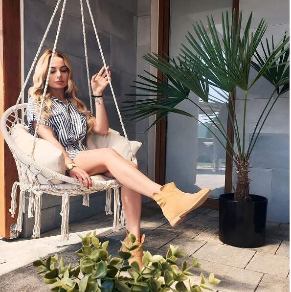 Висяща въжена люлка-хамак + Подарък възглавница /бял крем/